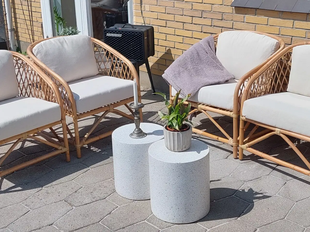 Billede 4 - Loungestole Bambus/ Rattan