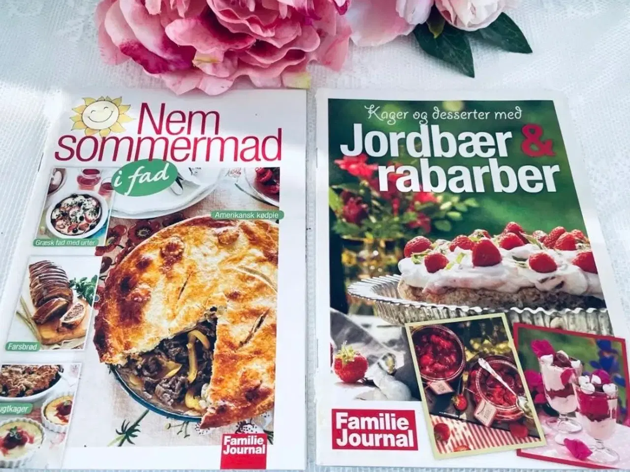Billede 1 - Sommermad + Jordbær & rabarber 