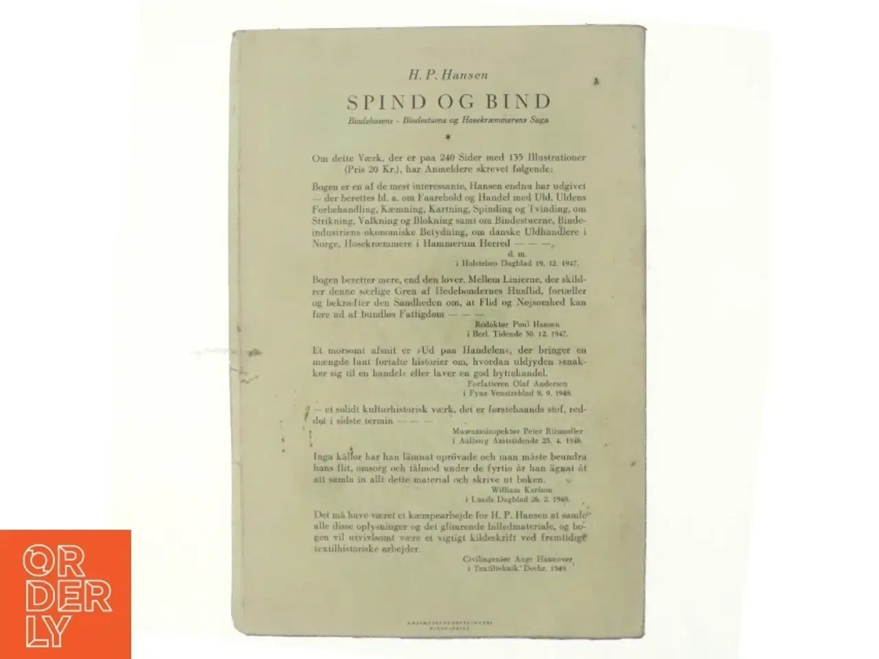 Billede 3 - De gamle fortalte af H.P. Hansen (bog)