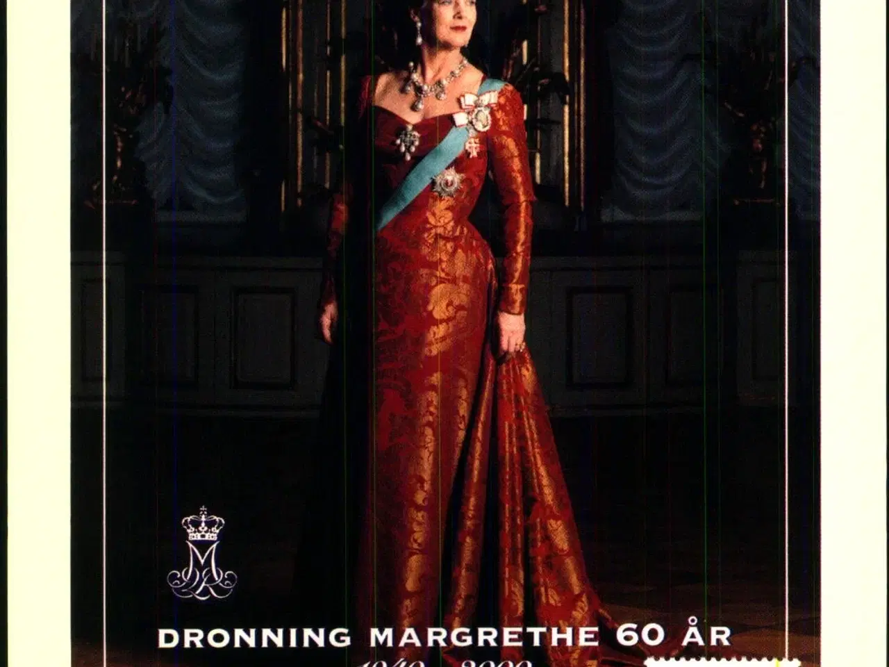 Billede 1 - Dronning Margrethe 60 ÅR - u/n - 13 x18 cm. - Brugt