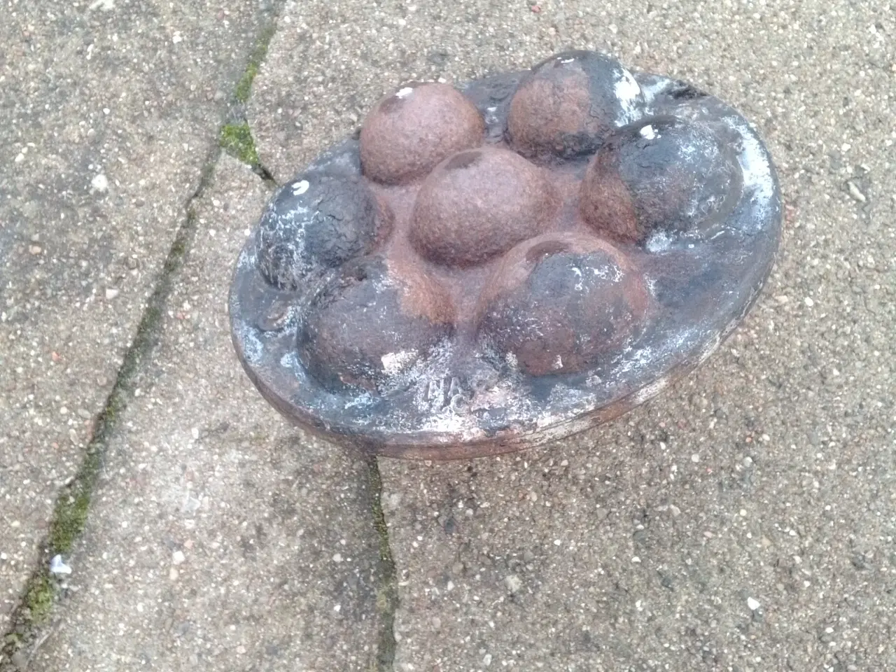 Billede 2 - Ældgammel æbleskivepande