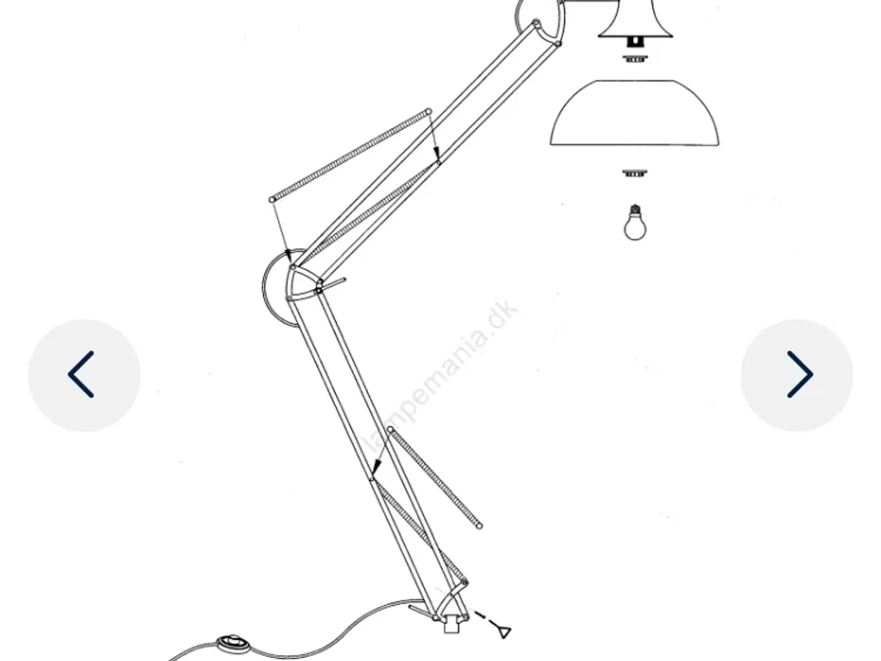 Billede 5 - Eglo Borgillio Gulvlampe 