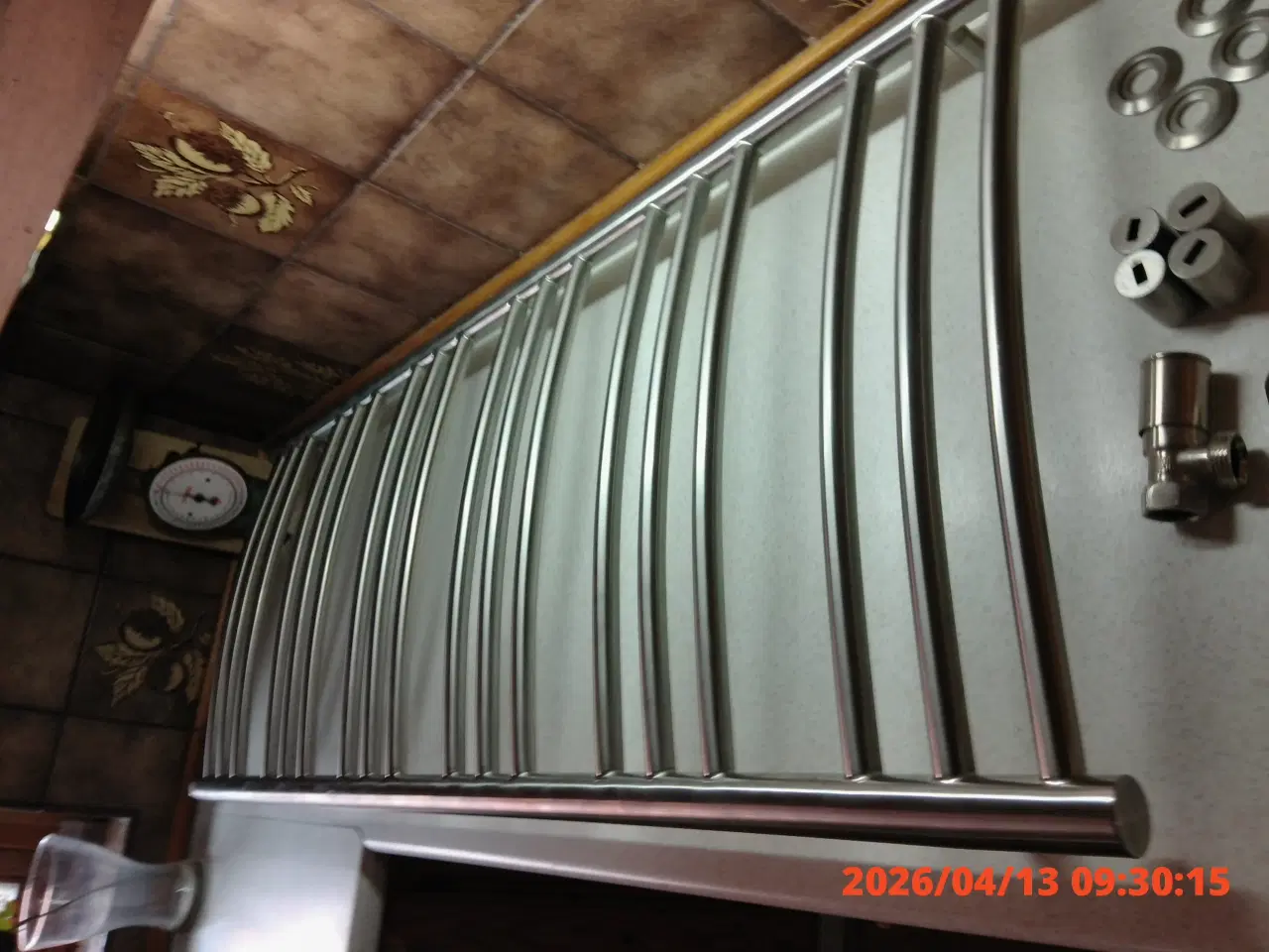 Billede 3 - Kriss håndklædetørrer i rustfri stål