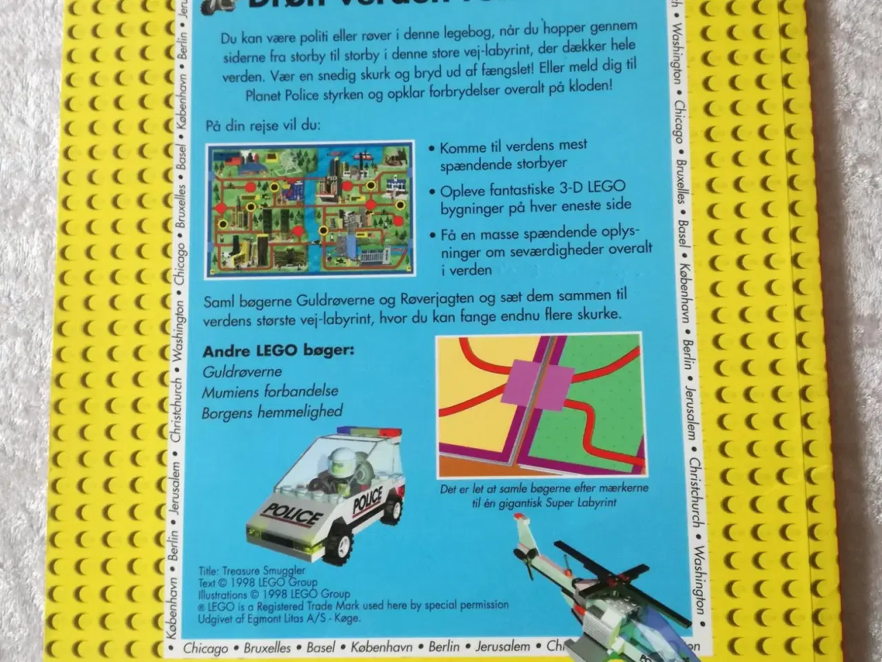 Billede 2 - Lego bog. Røver-jagten