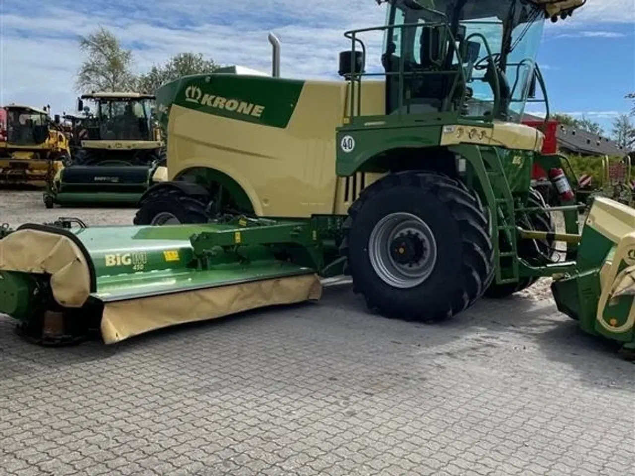 Billede 6 - KRONE BIG M 450 grassking med snegle