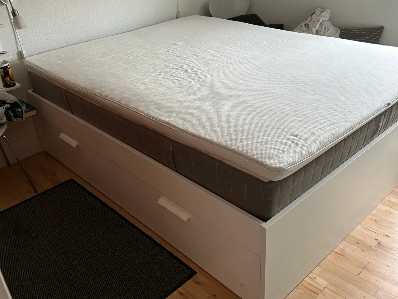 Billede 1 - Ikea seng med skuffer