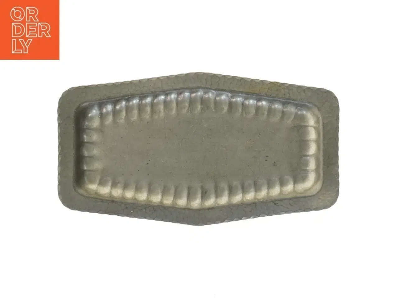 Billede 3 - Retro rektangulært metalfad (str. 38x21 cm)