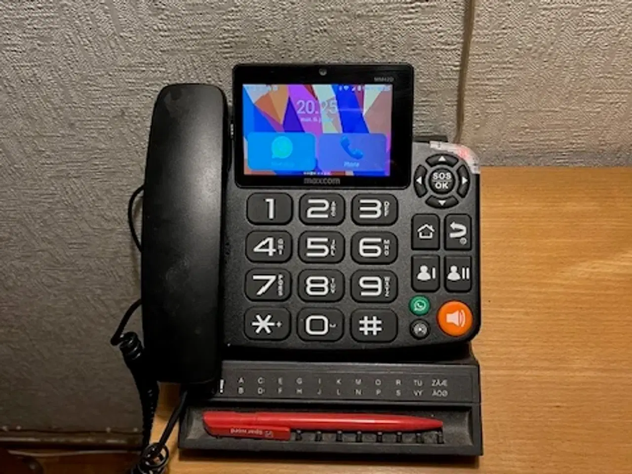 Billede 2 - Maxcom MM42D bordtelefon med simkort -4g