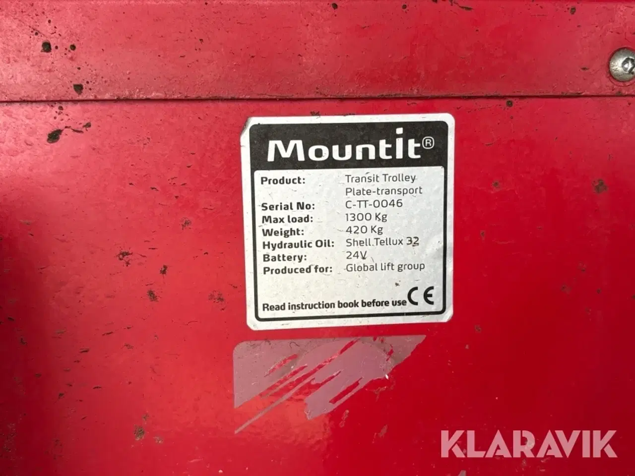 Billede 5 - Gipspladevogn Mountit Trolley