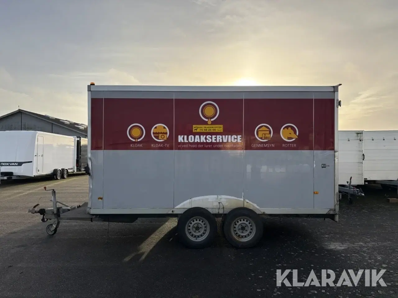 Billede 2 - Lukket trailer Humbaur 3500