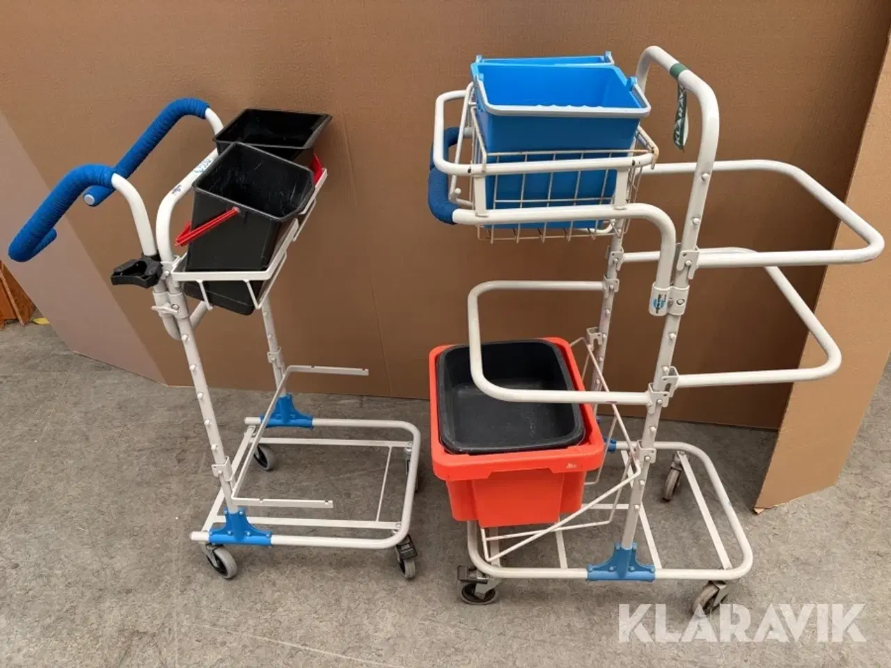 Billede 1 - Rengøringsvogne 2 styk