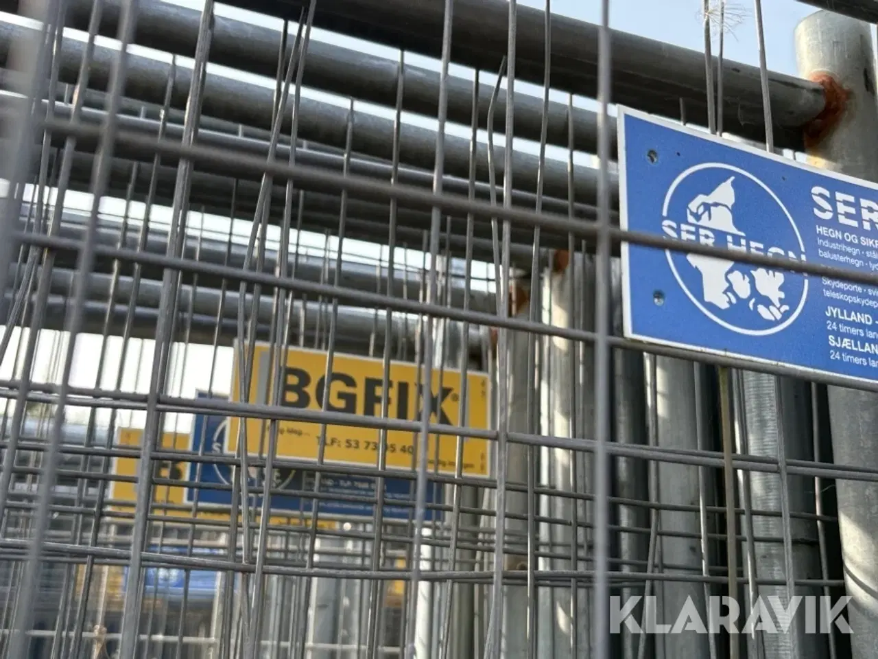 Billede 8 - Wirehejs lad med byggeplads hegn Sydfyns Jernvare Fabrik