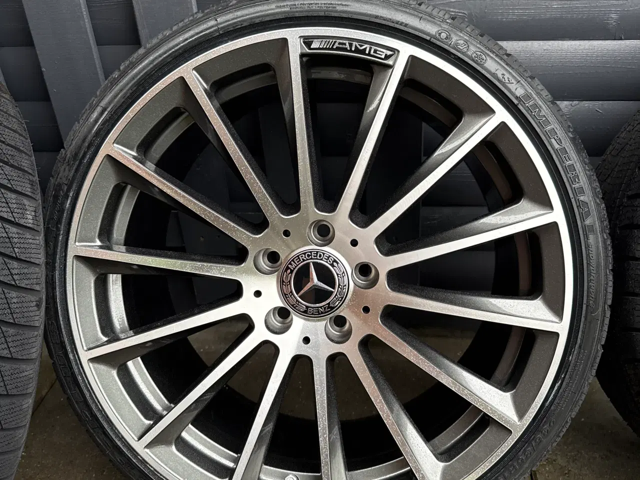 Billede 3 - 19" 5x112 alufælge til Mercedes med  vinterdæk