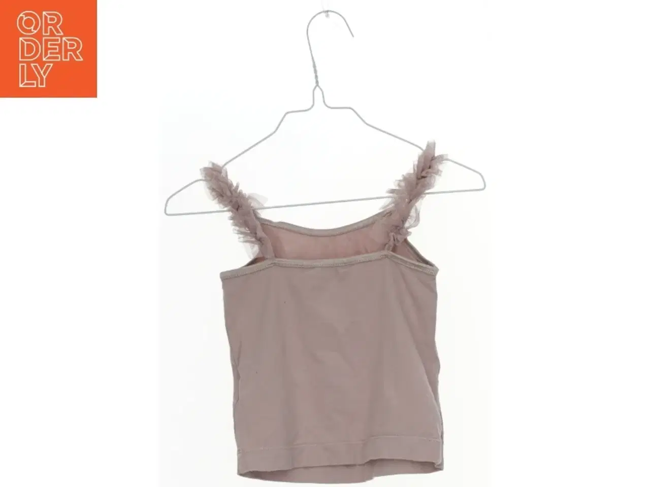 Billede 2 - Lyserød top med tyl stropper fra H&M (str. 98)