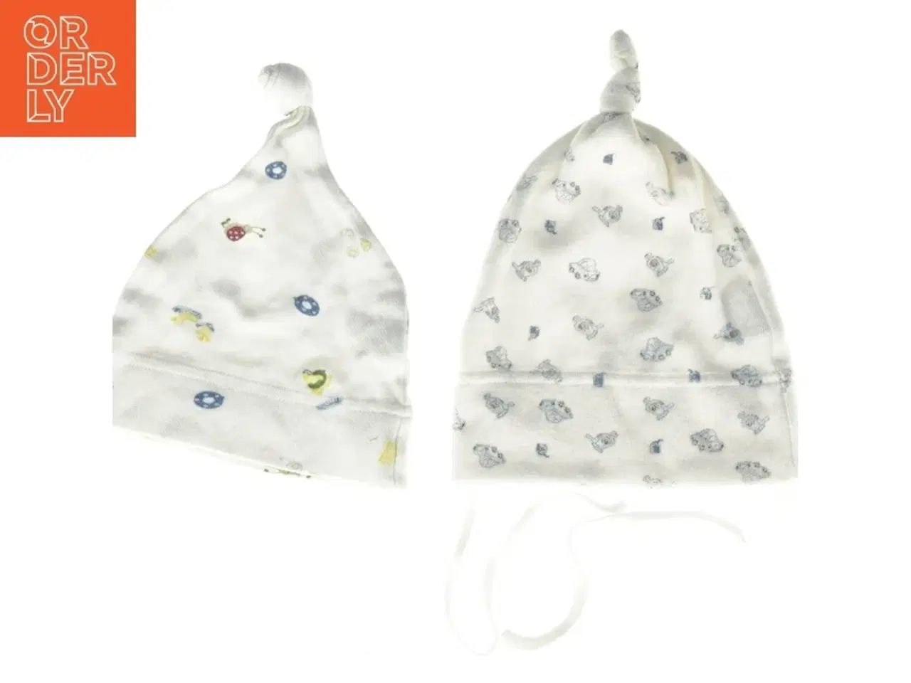 Billede 6 - Spædbarnshuer med bindebånd (str. 18 cm bred)