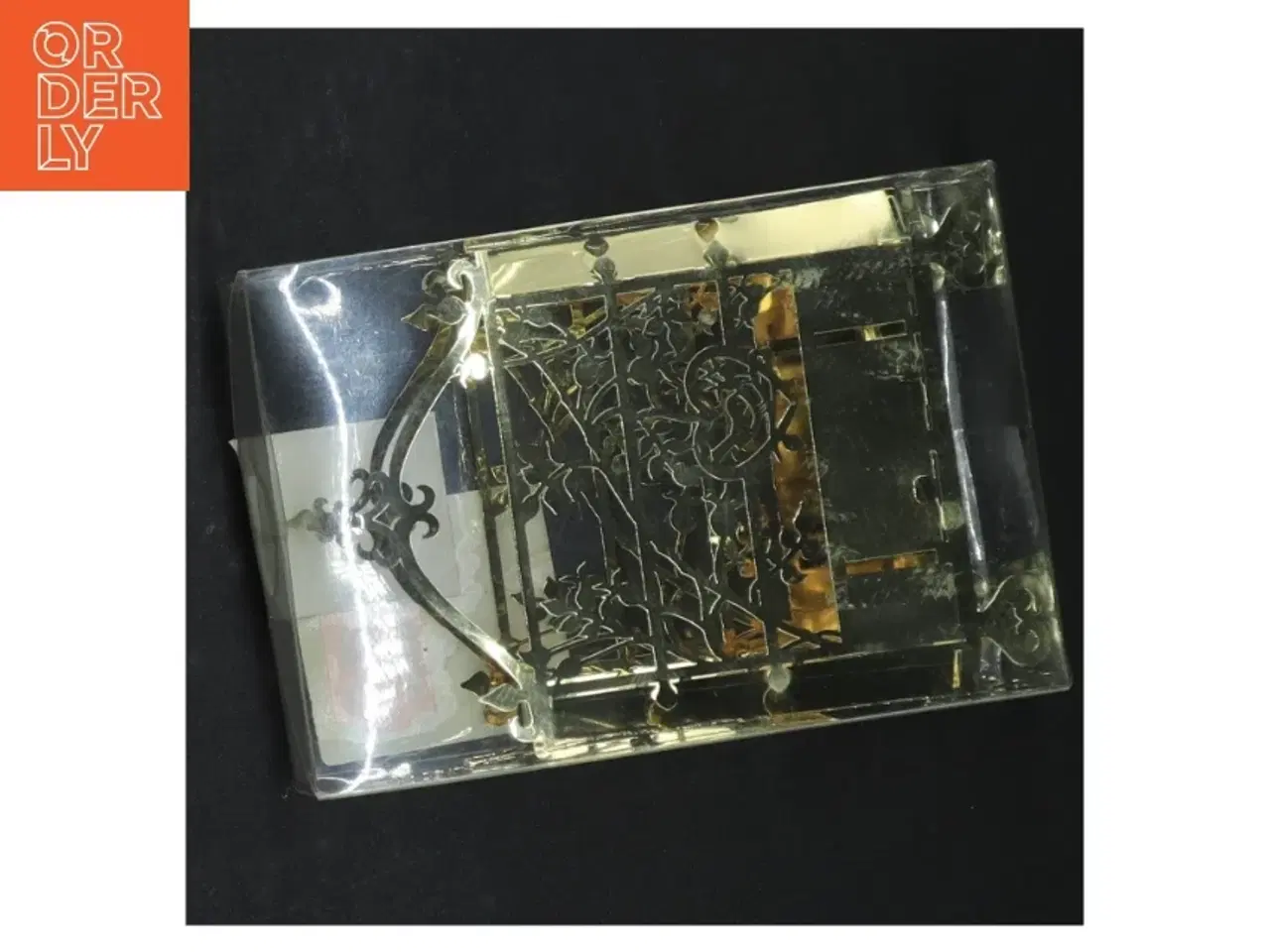 Billede 5 - Gennemsigtig julepynt med guldfarve