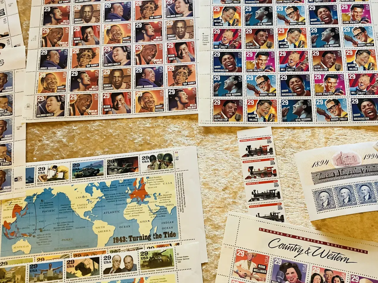 Billede 9 - Frimærkeark