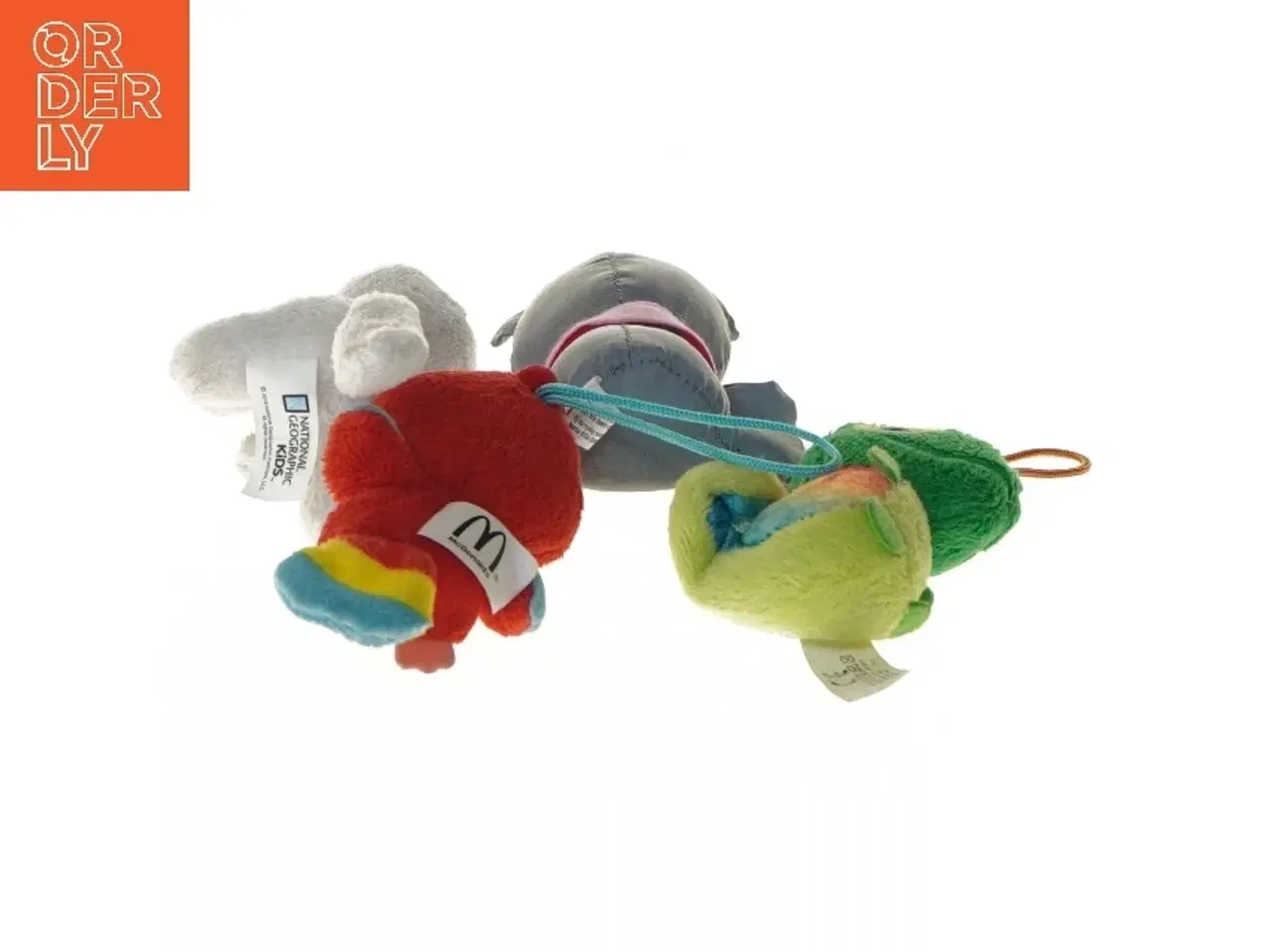 Billede 3 - Sæt med små tøjdyr (str. 8 cm)