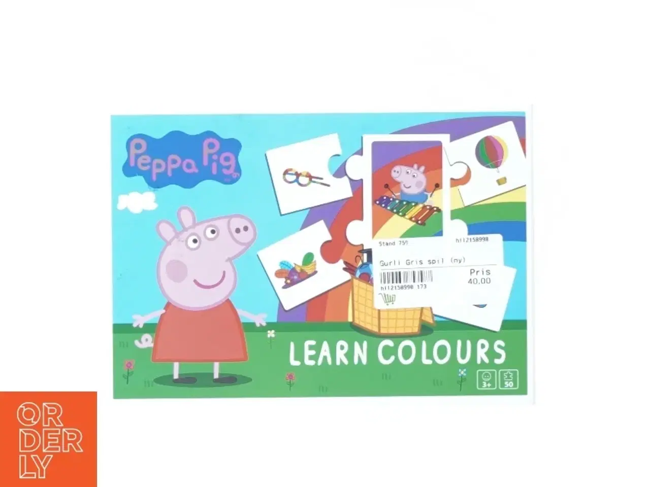 Billede 1 - Gurli gris "lær farverne" fra Barbo Toys (str. 20 x 14 cm)