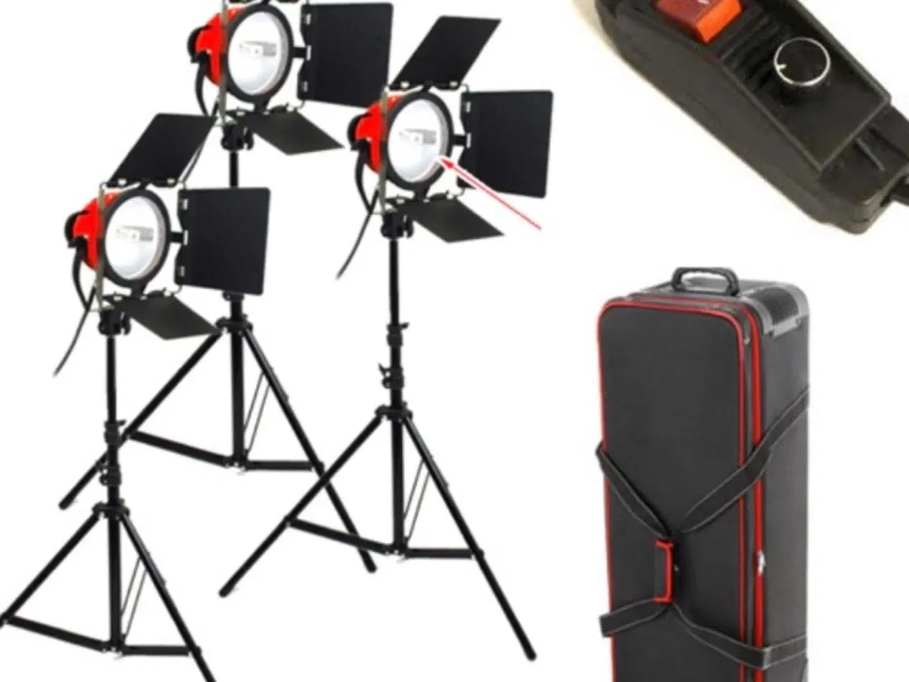 Billede 1 - 3 REDHEAD STUDIO lights with dimmer switches