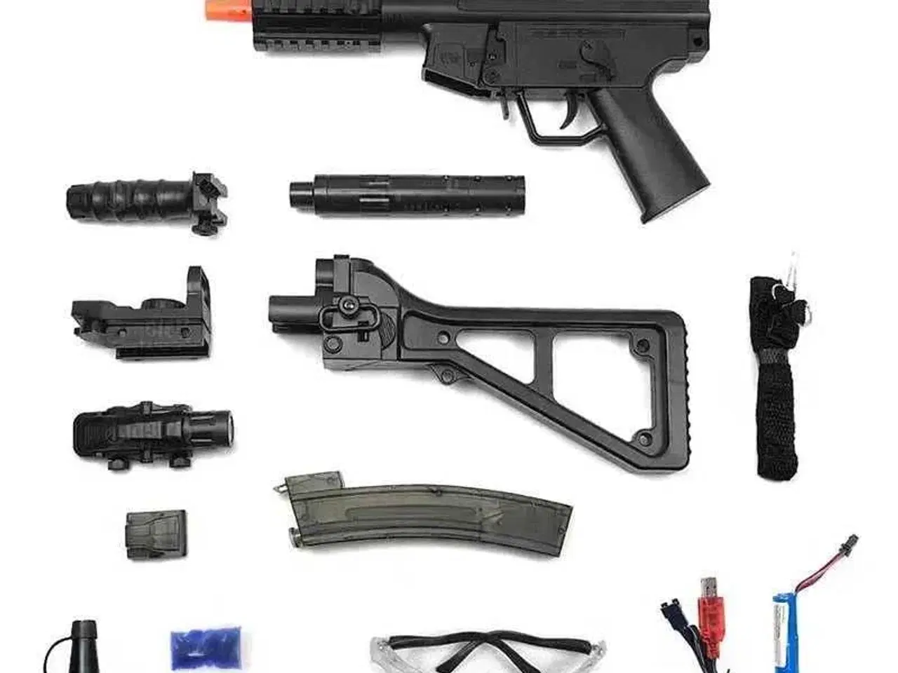 Billede 5 - GELBLASTER Mp5k med 4x 15.000 kugler