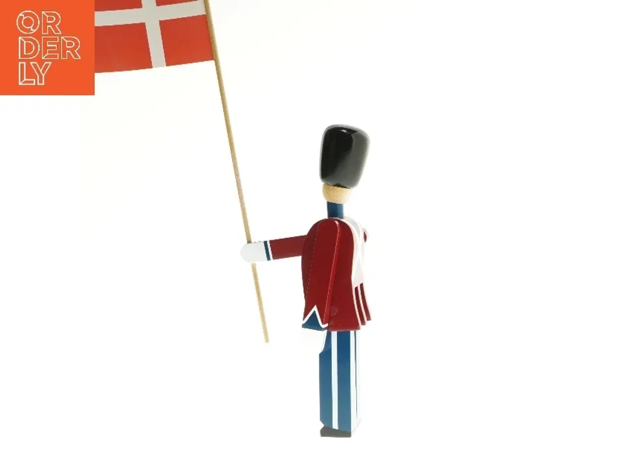 Billede 3 - Kay Bojesen garderfigur med dansk flag fra Kay Bojesen (str. 22 cm)