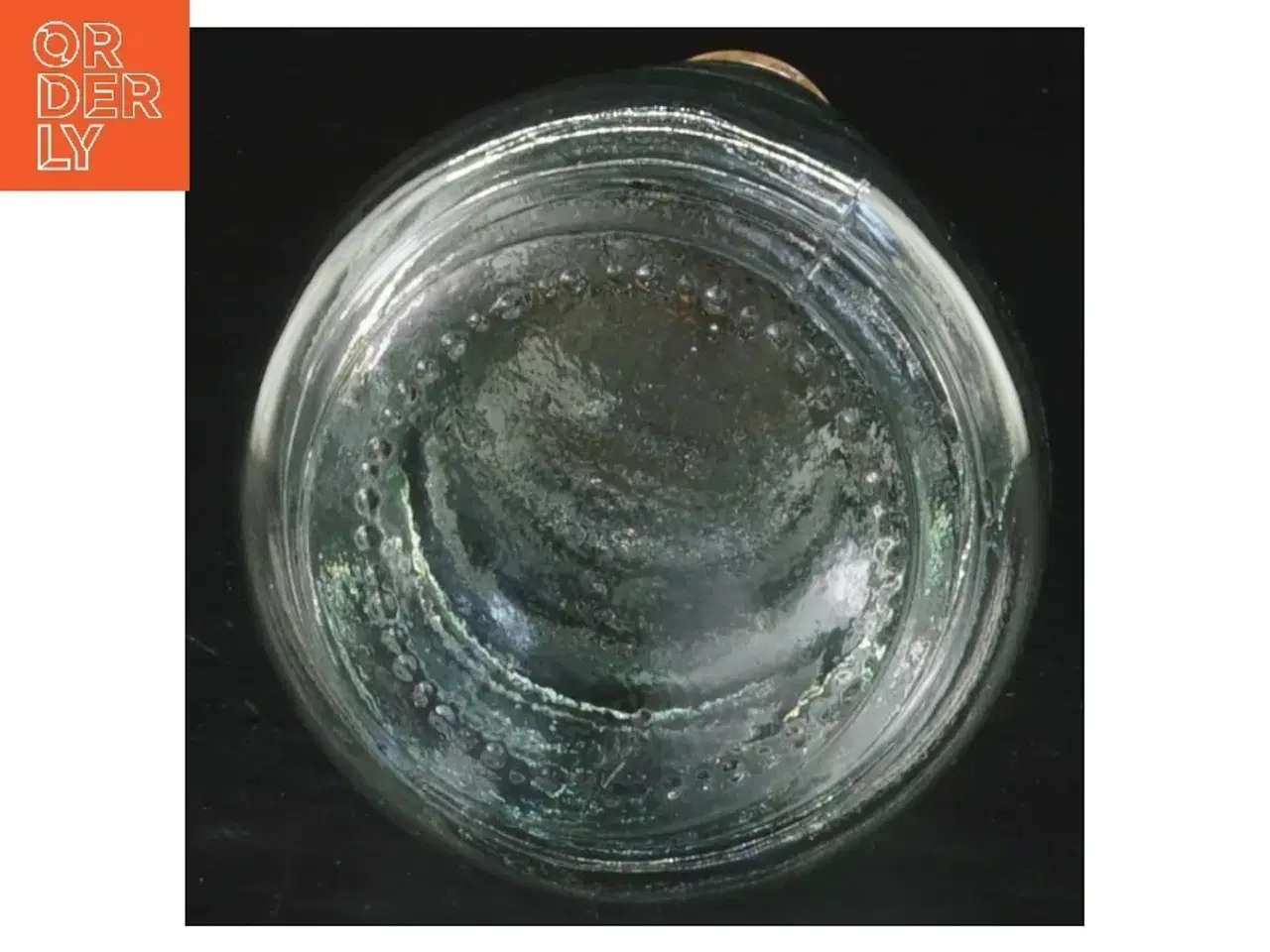 Billede 2 - Glasflaske med korkprop (str. 27x8 cm)