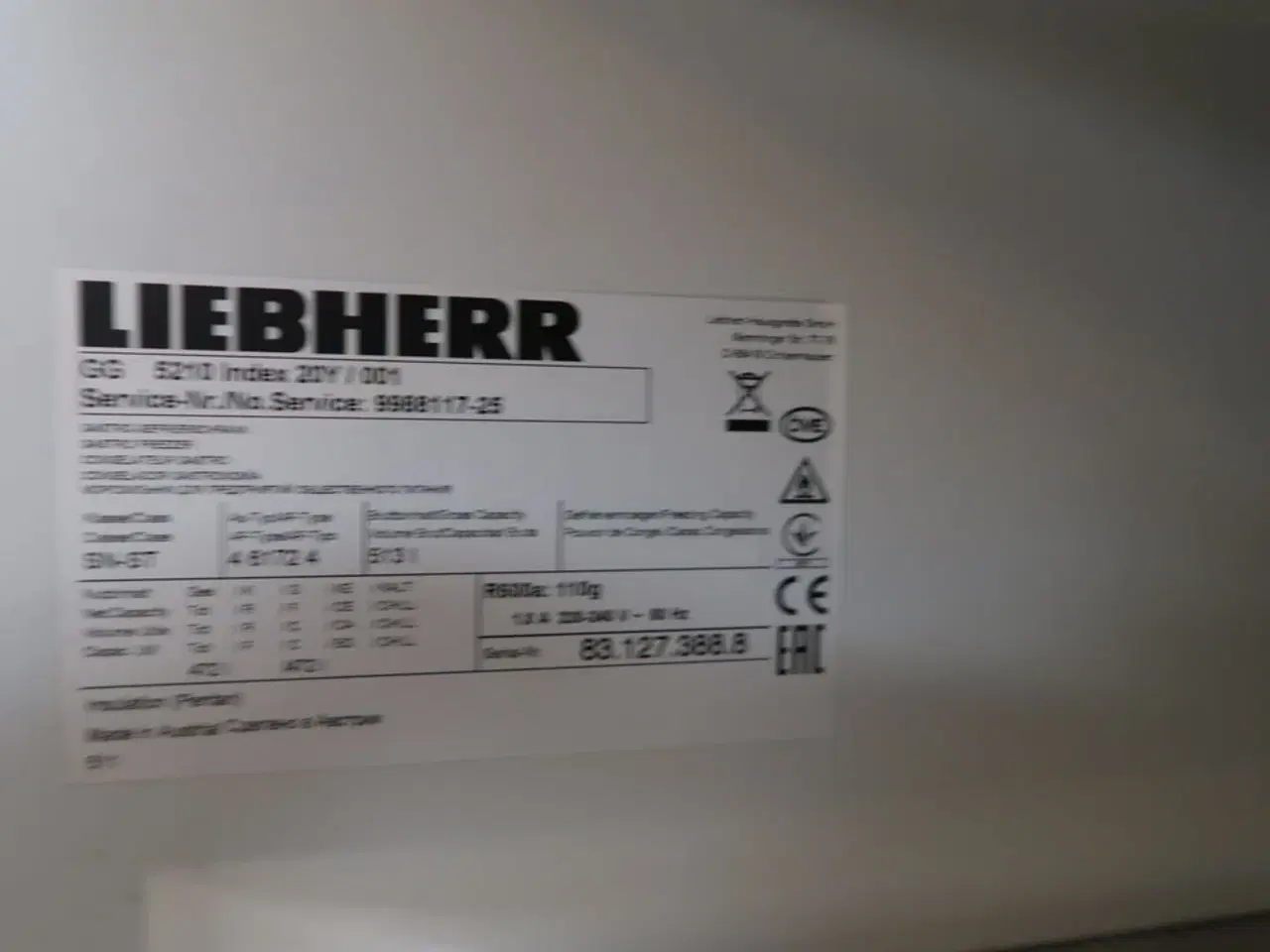 Billede 3 - Fryseskab, Libherr 4 6172 4