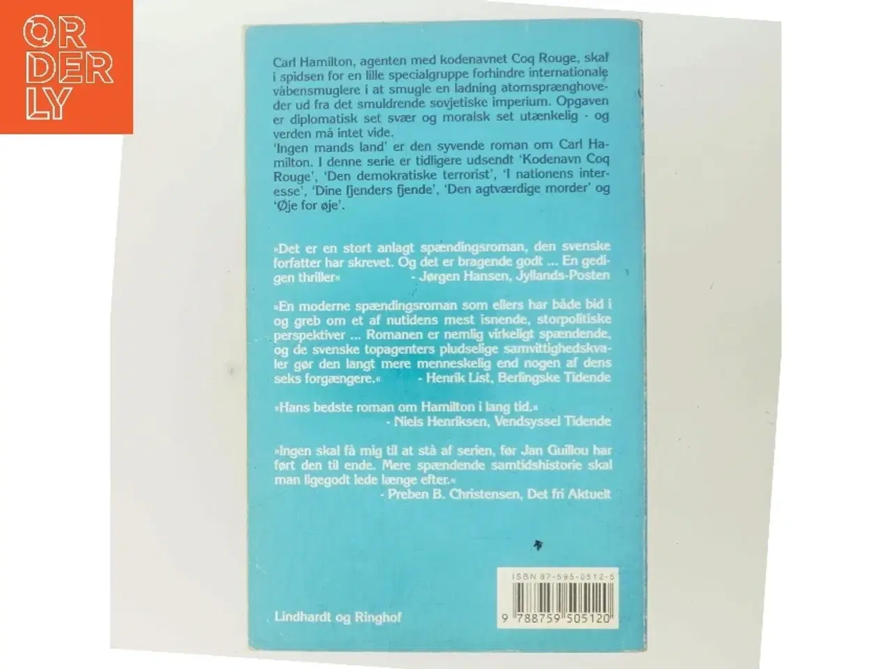 Billede 3 - Ingen mands land af Jan Guillou (Bog)