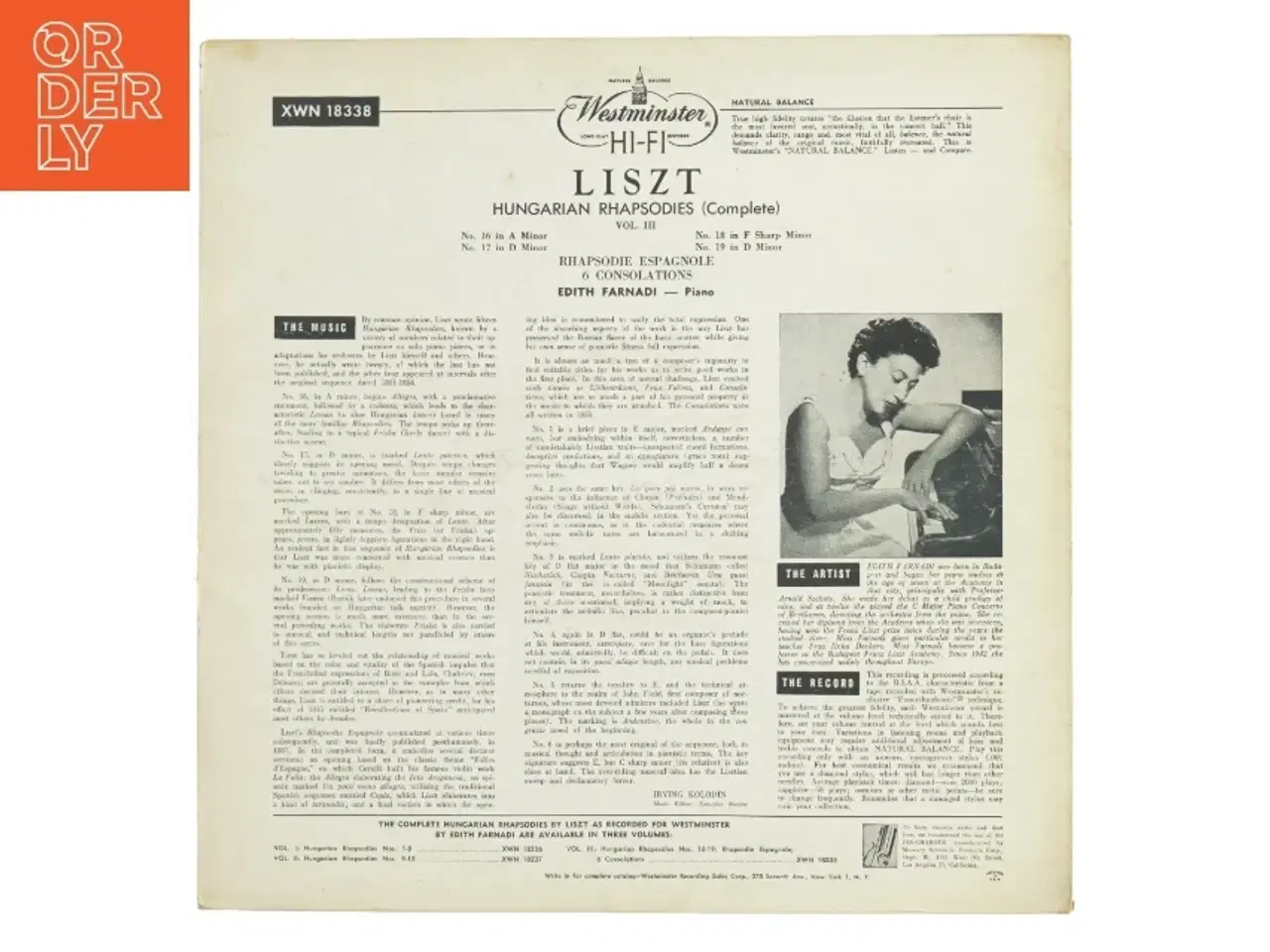 Billede 2 - Liszt Vinyl LP