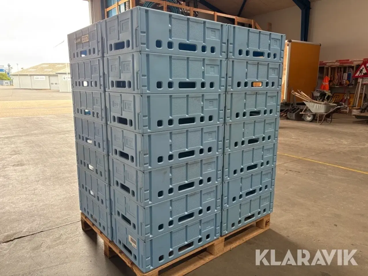 Billede 4 - Plastik folde kasser 35 styk
