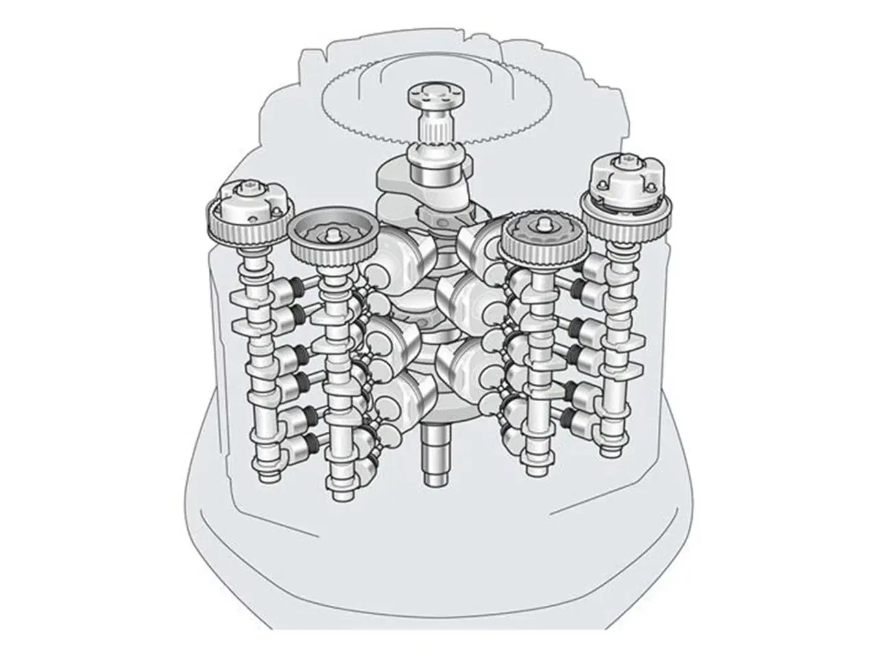 Billede 11 - Yamaha 225 HK 4.2L V6 Påhængsmotor