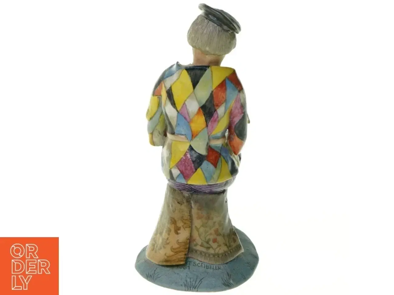 Billede 4 - Figur af Harlekin (str. 17 x 8 x 11 cm)