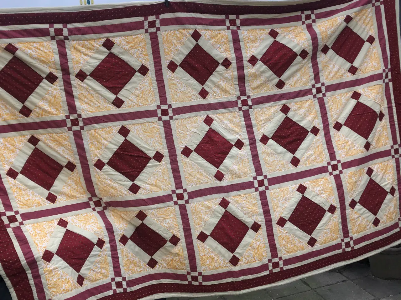 Billede 1 - Patchwork tæppe