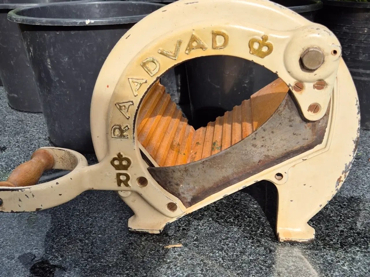 Billede 1 - Hvid Raadvad brødskærer