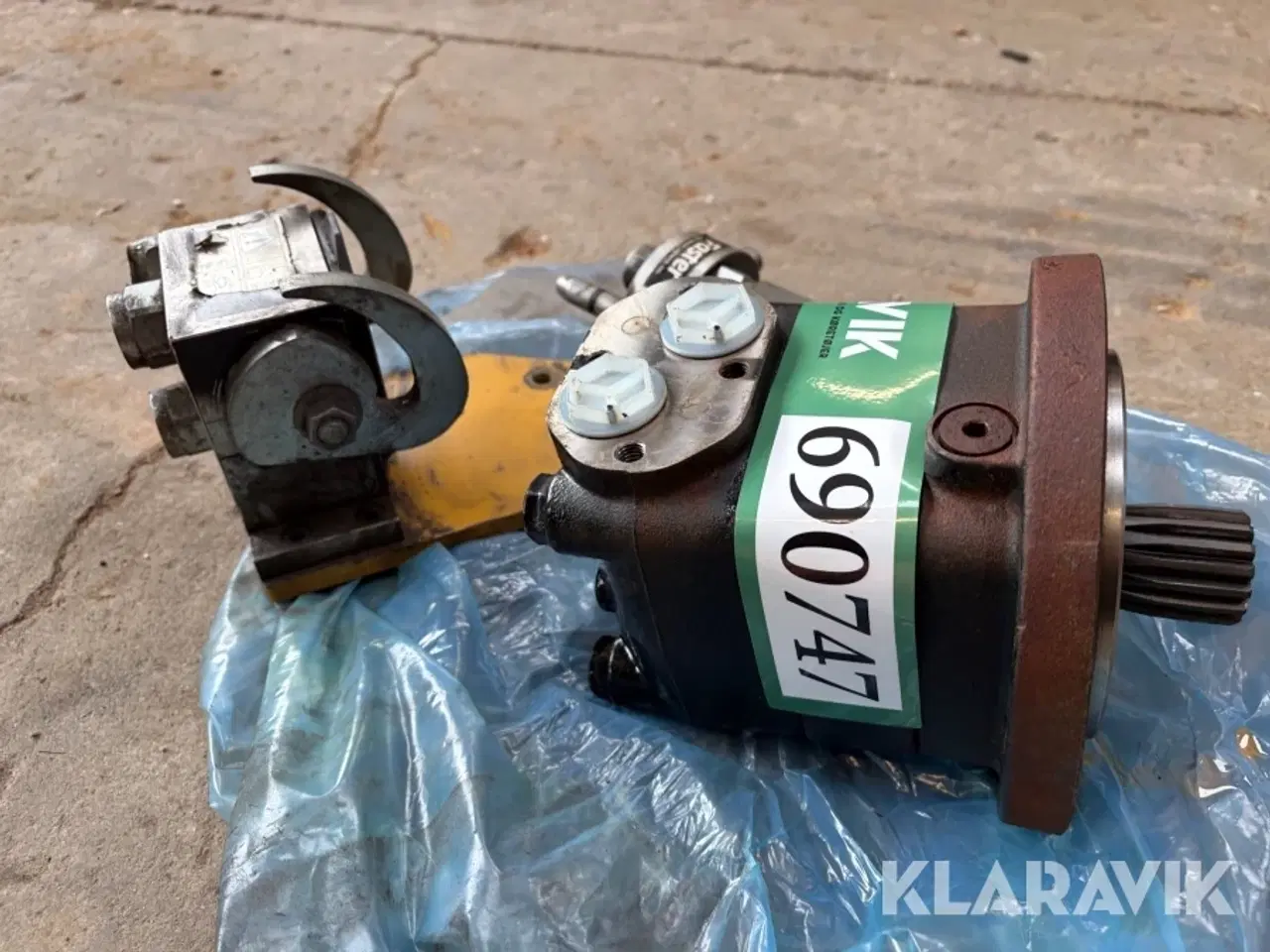 Billede 5 - Hydraulikolie motor og koblinger Danfoss Omts 315