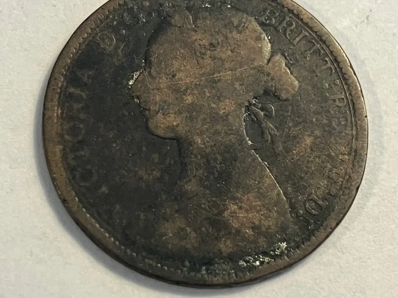 Billede 2 - Half Penny 1887 England