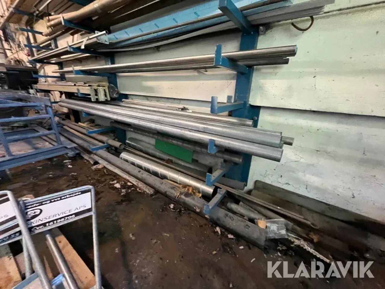 Billede 2 - Blandet lot med assorterede længder af stål- og aluprofiler