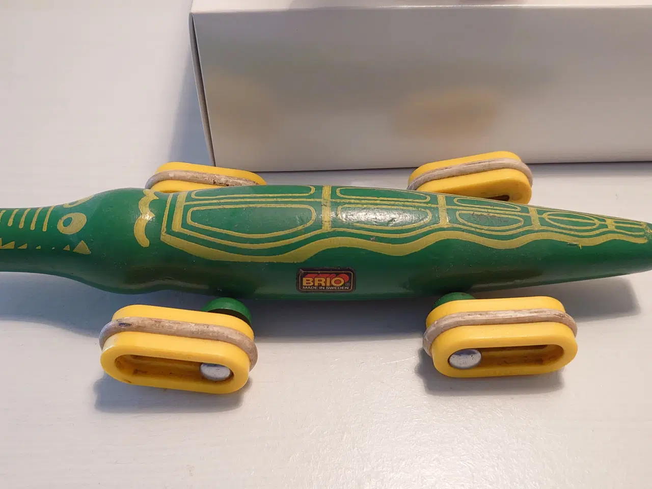 Billede 4 - 4 stk vintage trælegetøj. 3 stk Brio.
