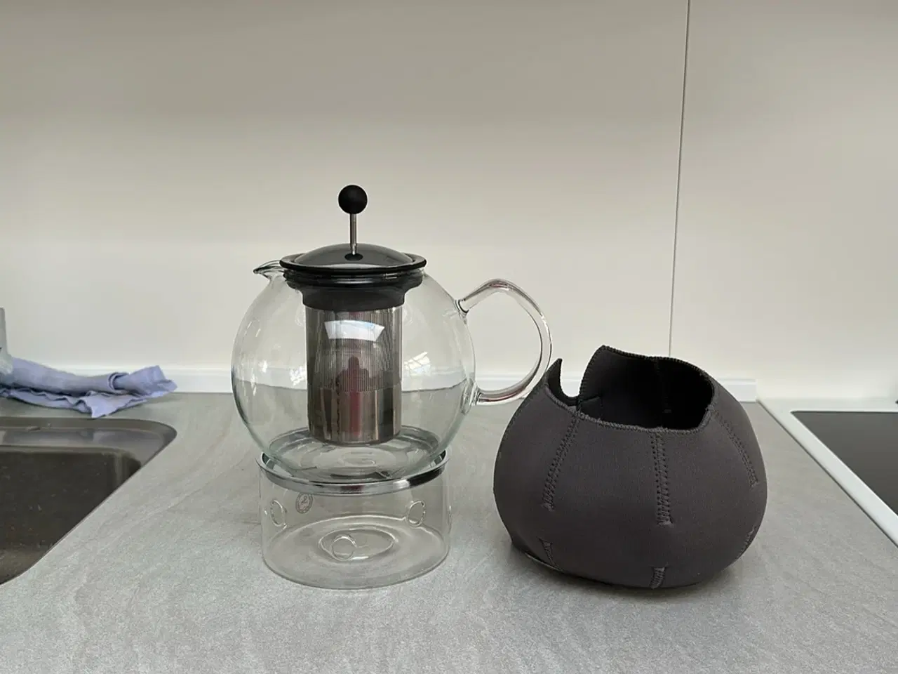 Billede 2 - Bodum glas the kande med frakke og varme dims