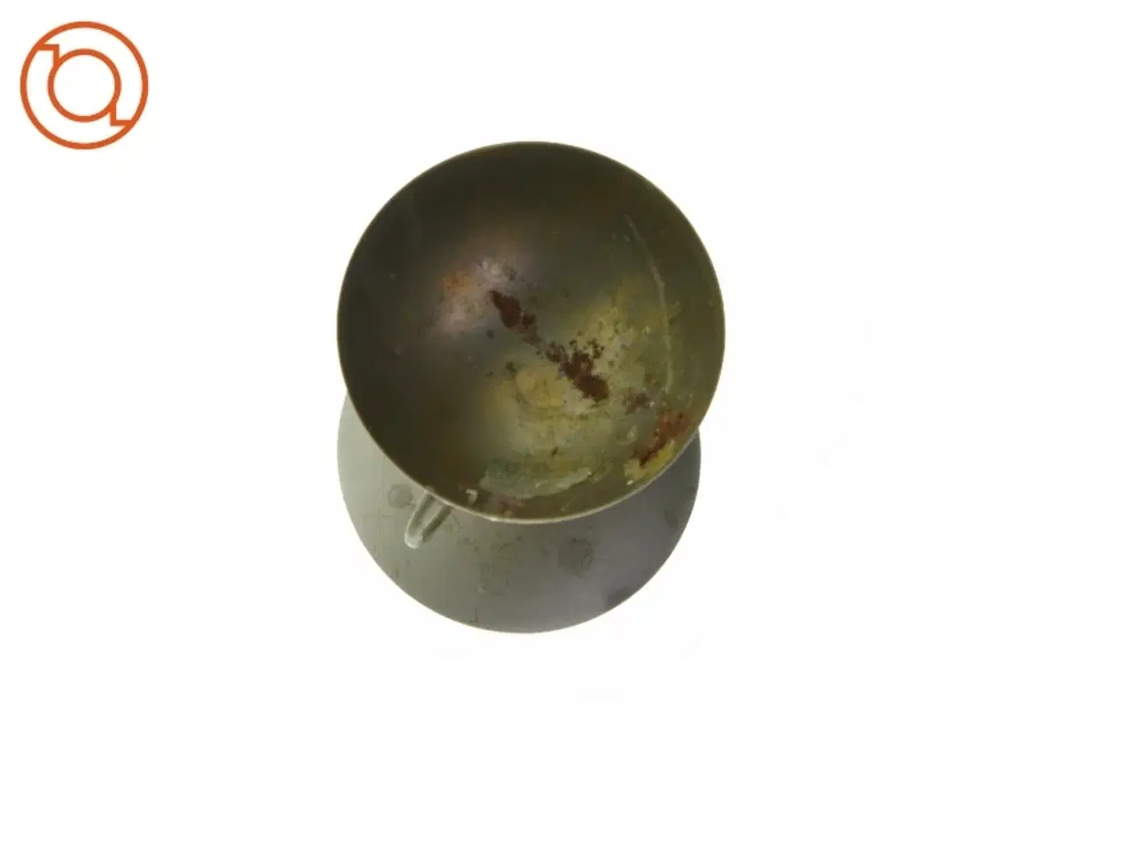 Billede 2 - Dekorativ skål på fod (str. HØ 17x13 cm)