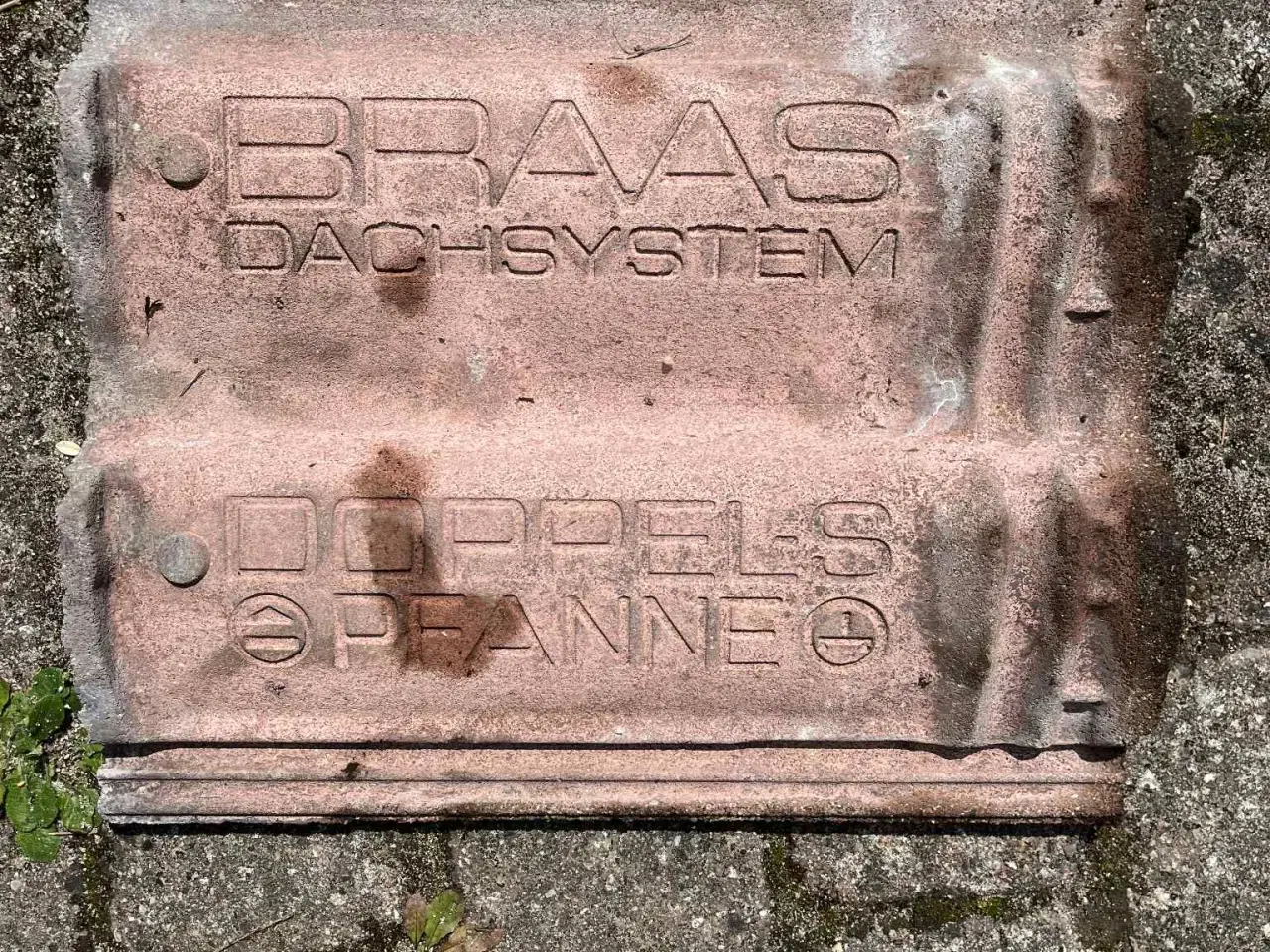 Billede 1 - Braas betontagsten, dobbel S pfanne
