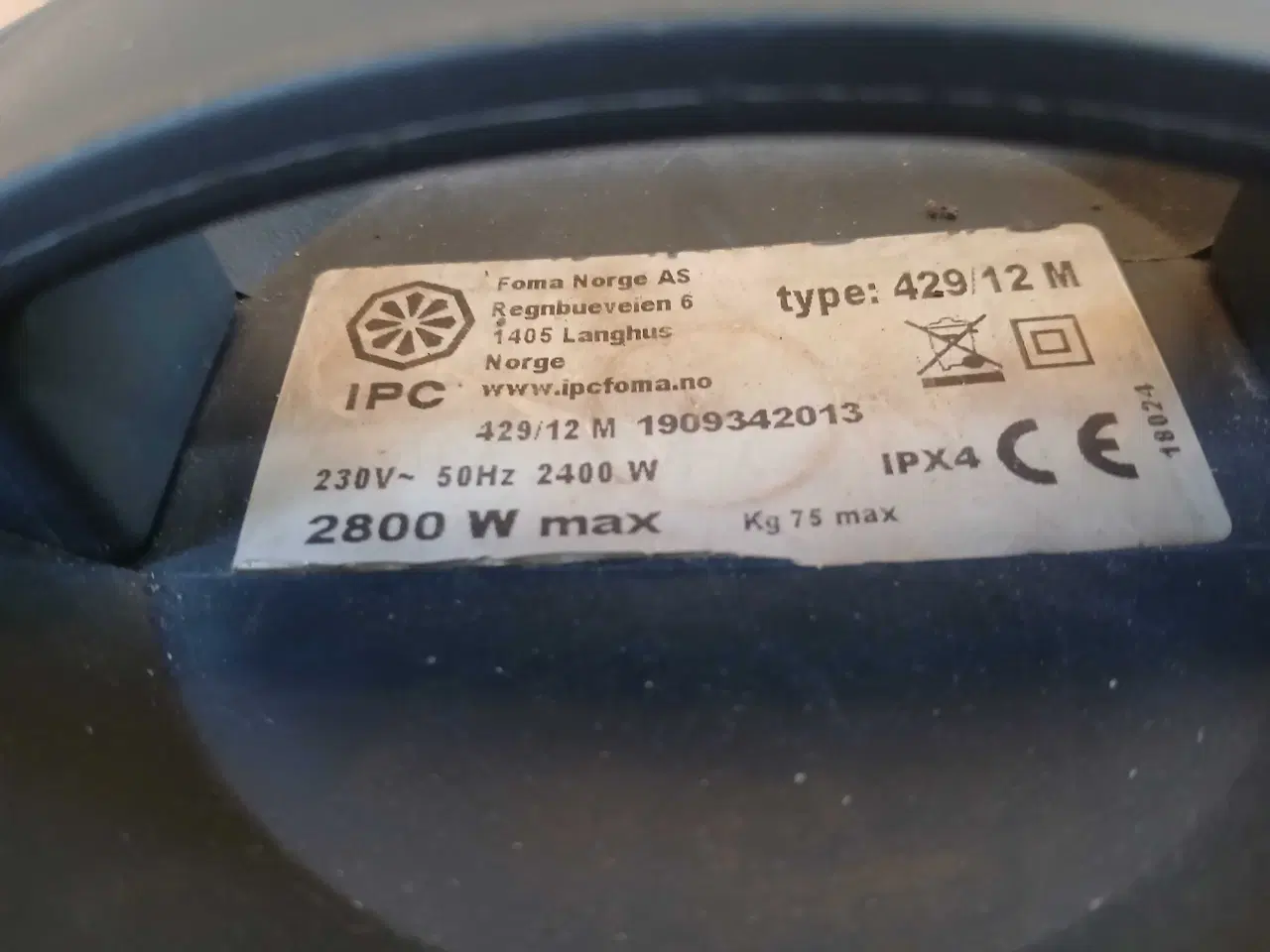 Billede 5 - IPC Foma 429/12 M industristøvsuger 2800W