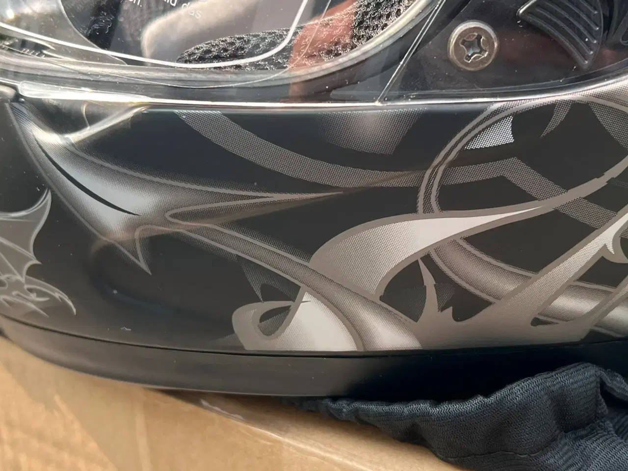 Billede 4 - NY ubrugt KYON full-face motorcykelhjelm st "M"