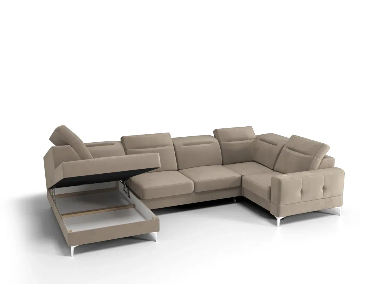 Billede 27 - MALI MAX II HJØRNESOFA MED SOVEFUNKTION OG RELAX FUNKTION 165x350x185 CM