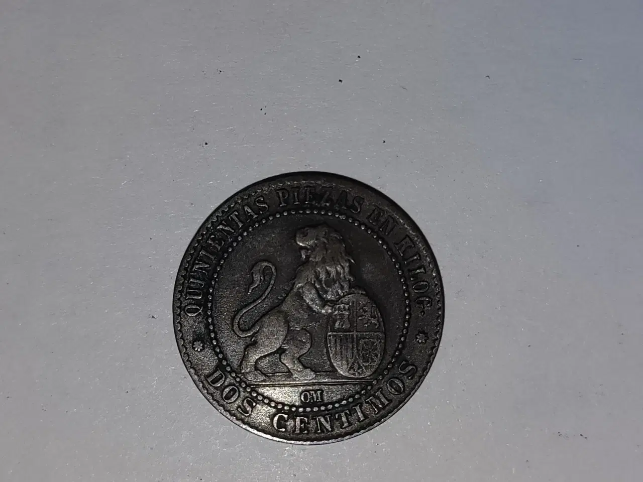 Billede 1 - 2 Centimos 1870 Spain