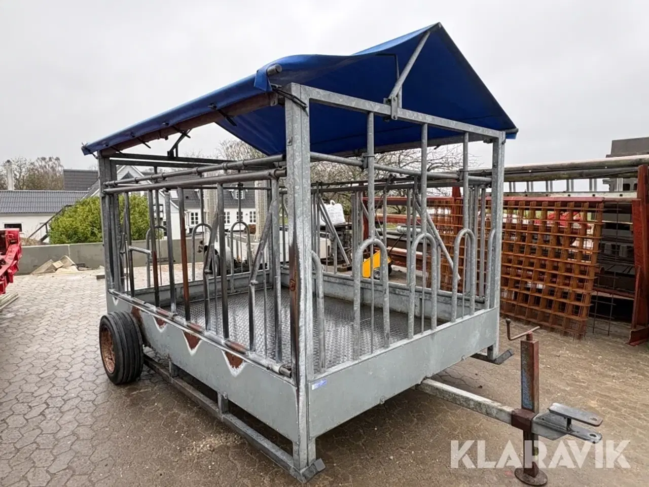 Billede 2 - Mobil foderhæk Jyfa inklusive ekstra sidefag og diverse