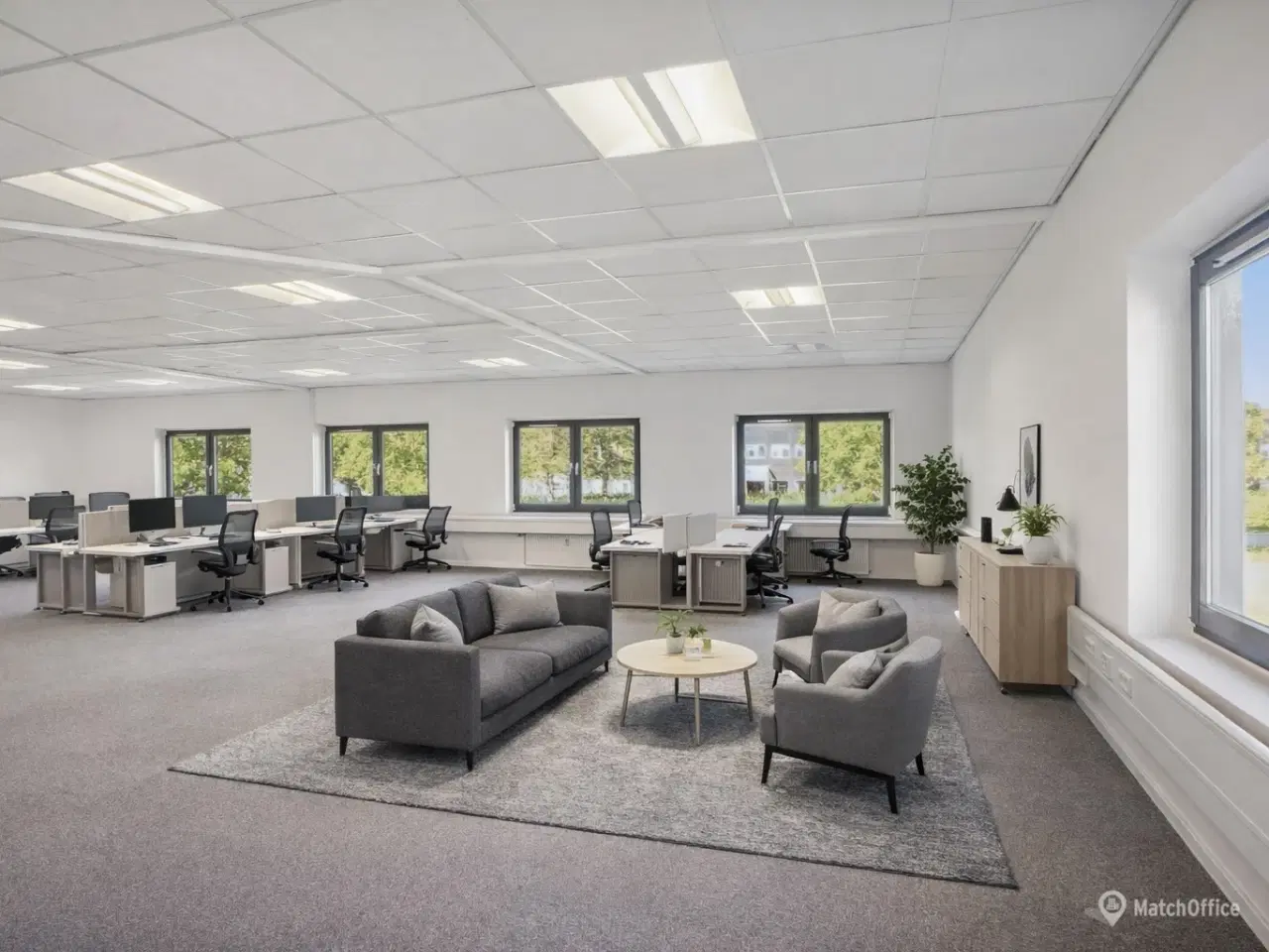 Billede 1 - Kontor med unikke indretningsmuligheder
