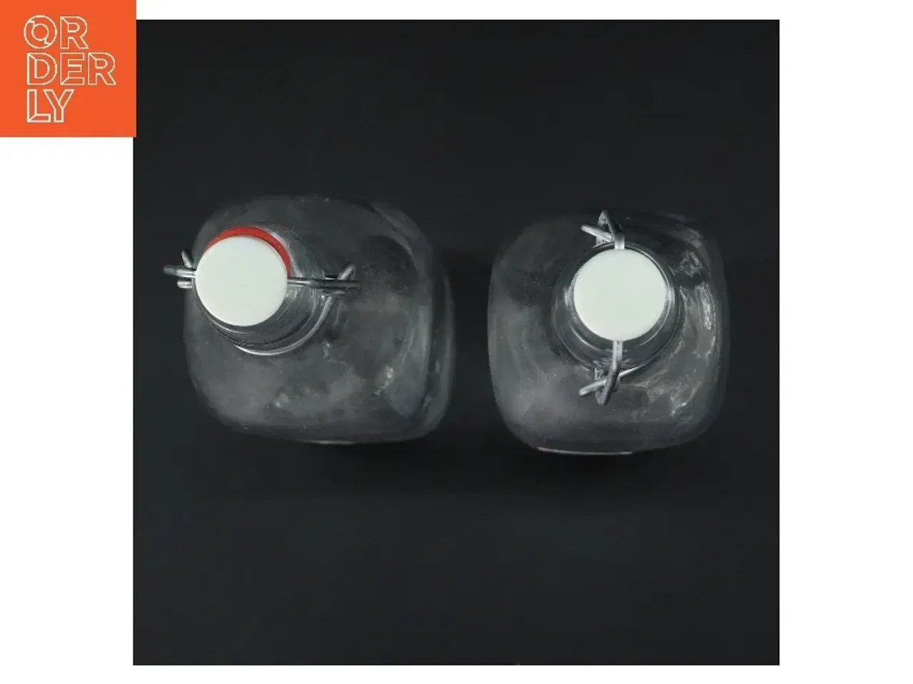 Billede 2 - Glasflasker med patentlåg (str. 2 stk 33 cm)