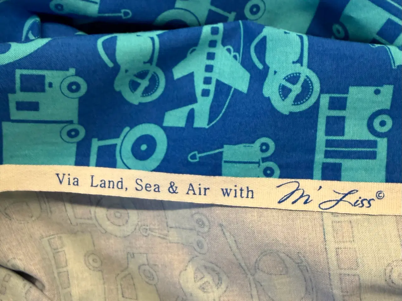 Billede 4 - Fast bomuld med børnemotiv 